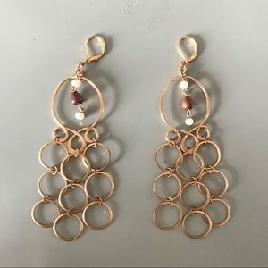 Gold Dangle earrings from A.B.S.